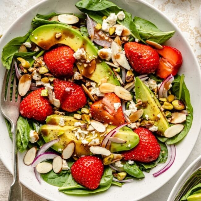 Spinach and Strawberry Salad