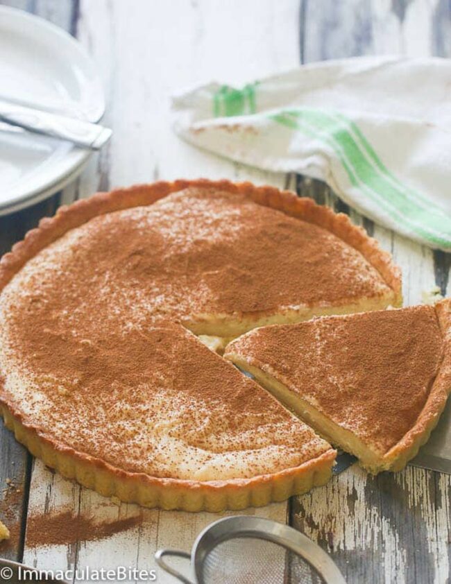 Melktert (South African Milk Tart)