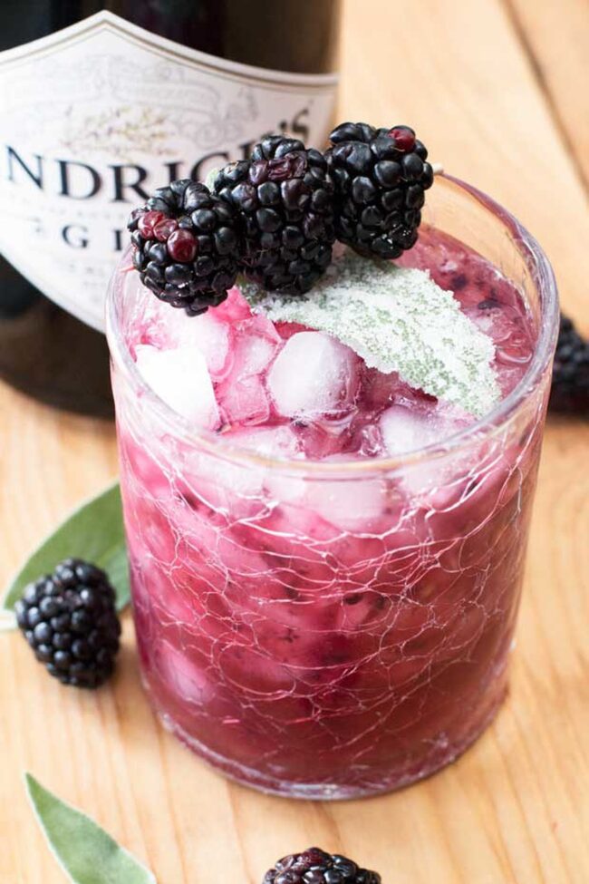 Blackberry Sage Gin Tonic