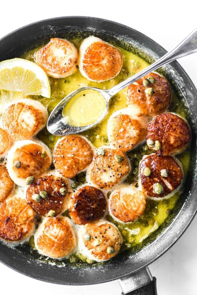 Seared Scallops with Lemon Butter