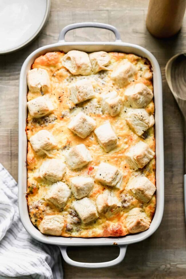 Biscuits and Gravy Casserole