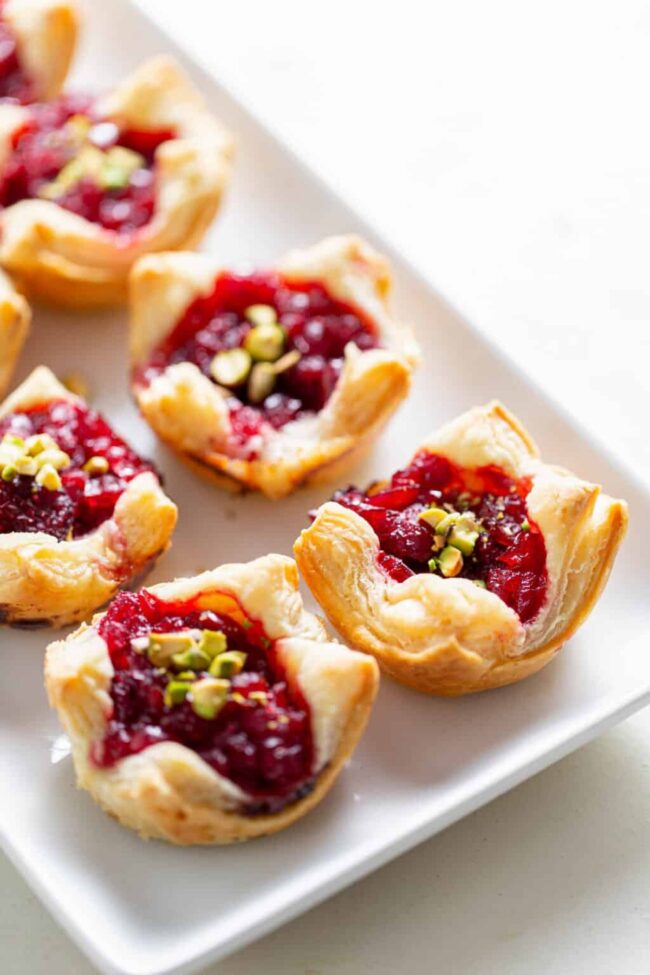 Brie and Jam Bites