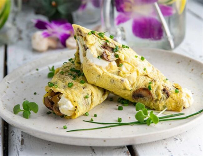 Garlic and Herb Omelet