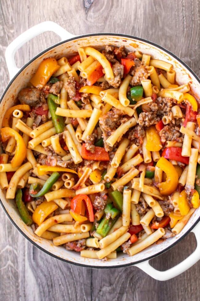 Sausage and Pepper Pasta