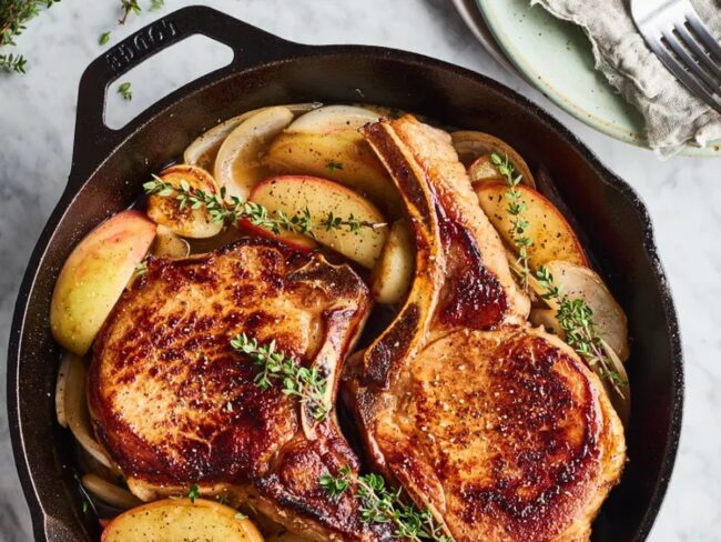 Pork Chops with Apples