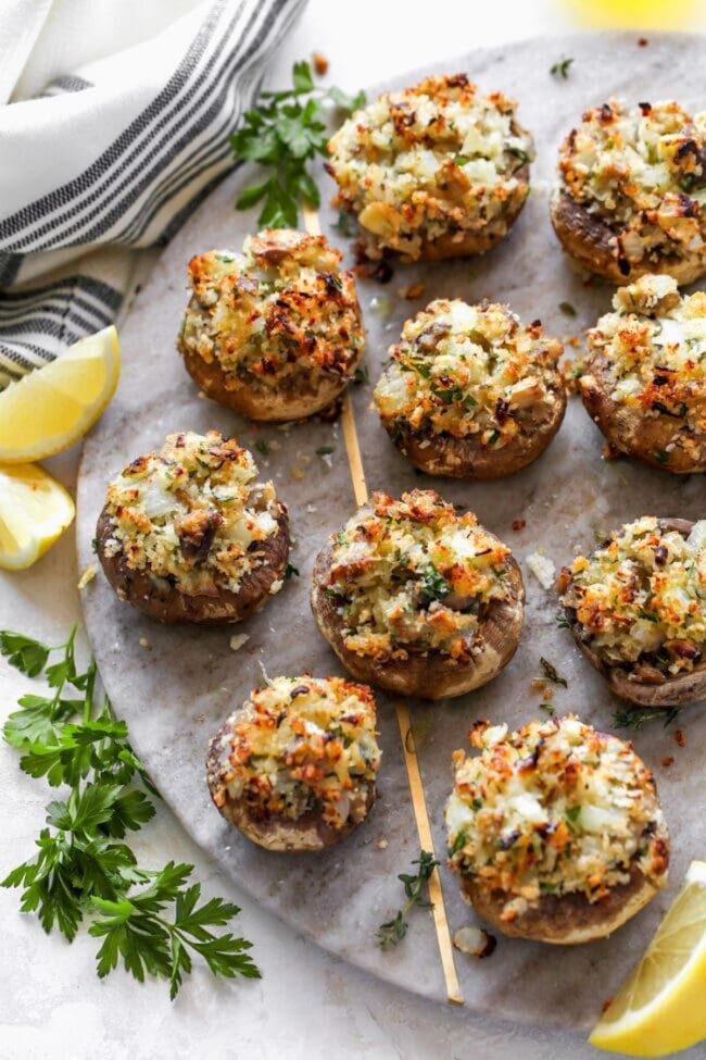 Savory Stuffed Mushrooms