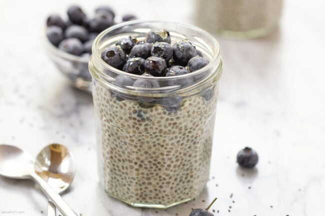 Blueberry Almond Chia Bowl