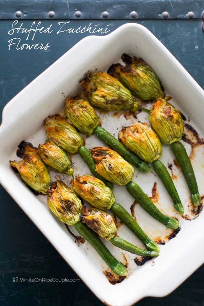 Ricotta-Stuffed Zucchini Blossoms