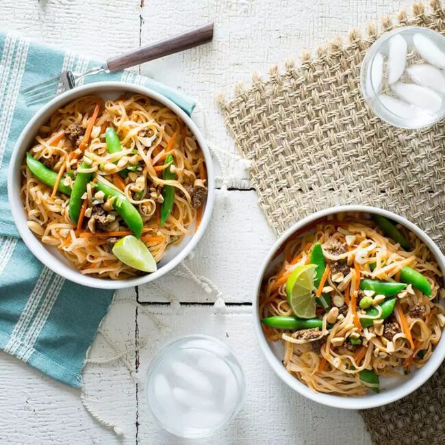 Instant Pot Beef Pad Thai