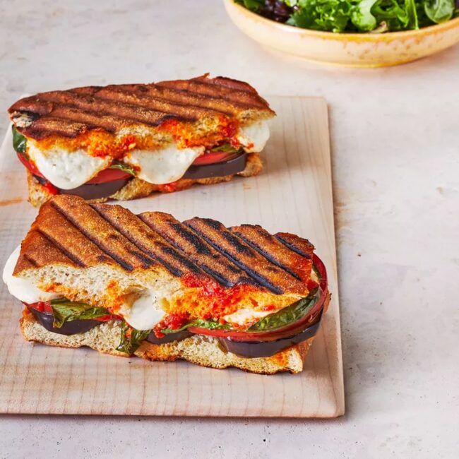 Eggplant Parmesan Panini