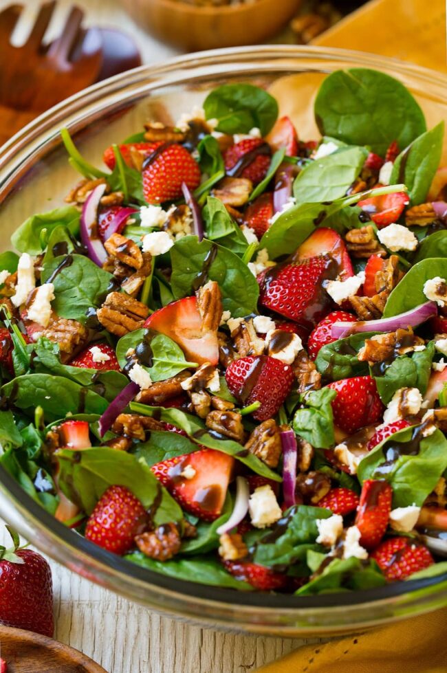 Strawberry Spinach Salad