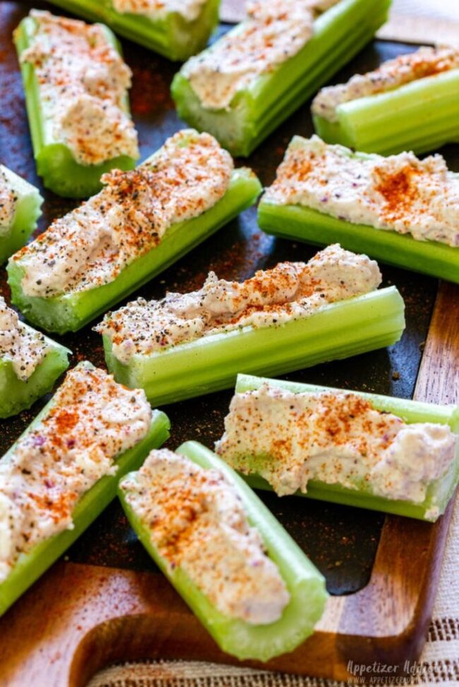 Cream of Celery Stuffed Peppers