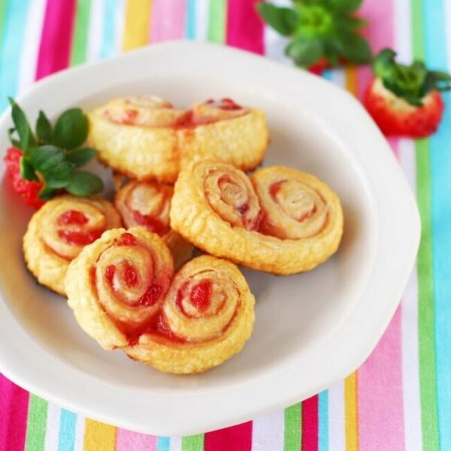 Strawberry Palmiers