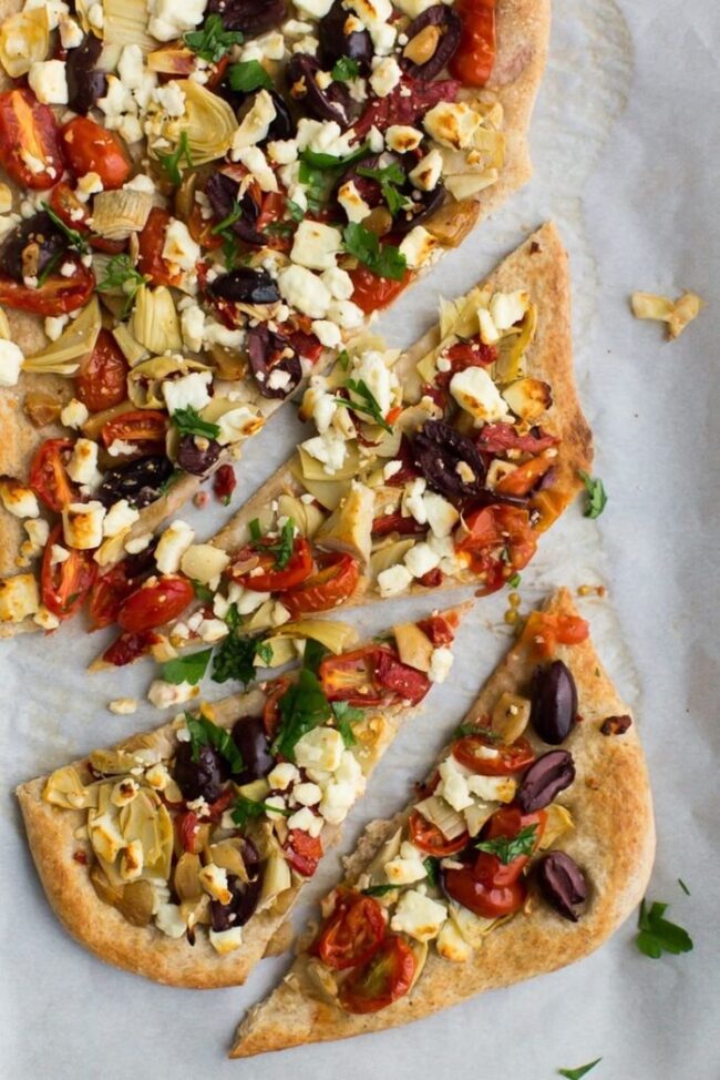 Mediterranean Olive Flatbread