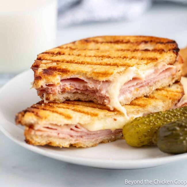 Ham and Swiss Panini