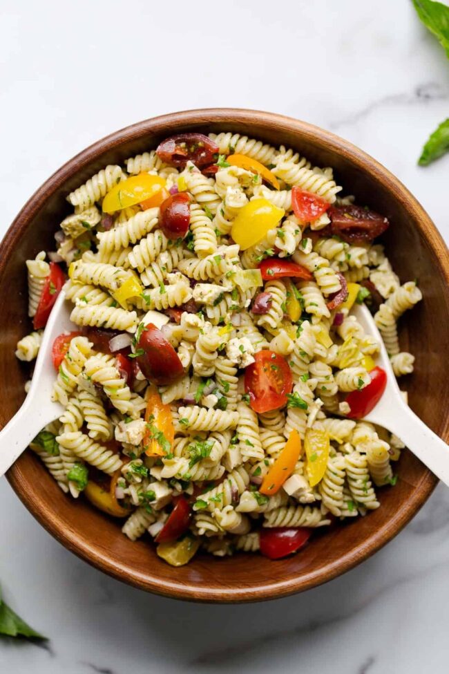 Italian Vegan Pasta Salad