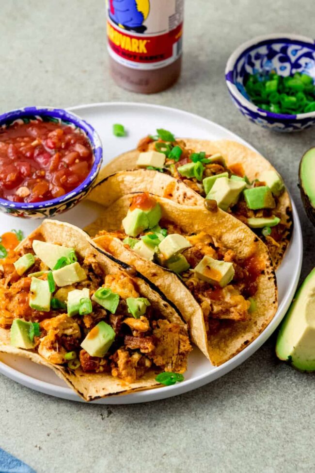 Chorizo and Egg Tacos