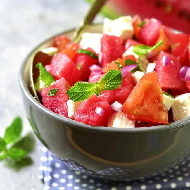 Mojito Watermelon Salad