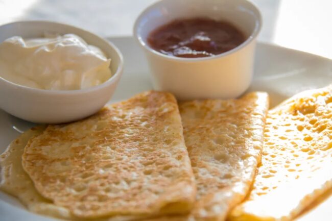 Split Pea Soup Pancakes