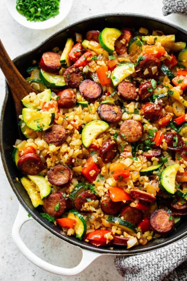 Sausage and Rice Skillet