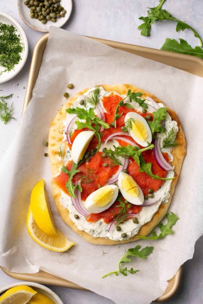 Smoked Salmon Flatbread