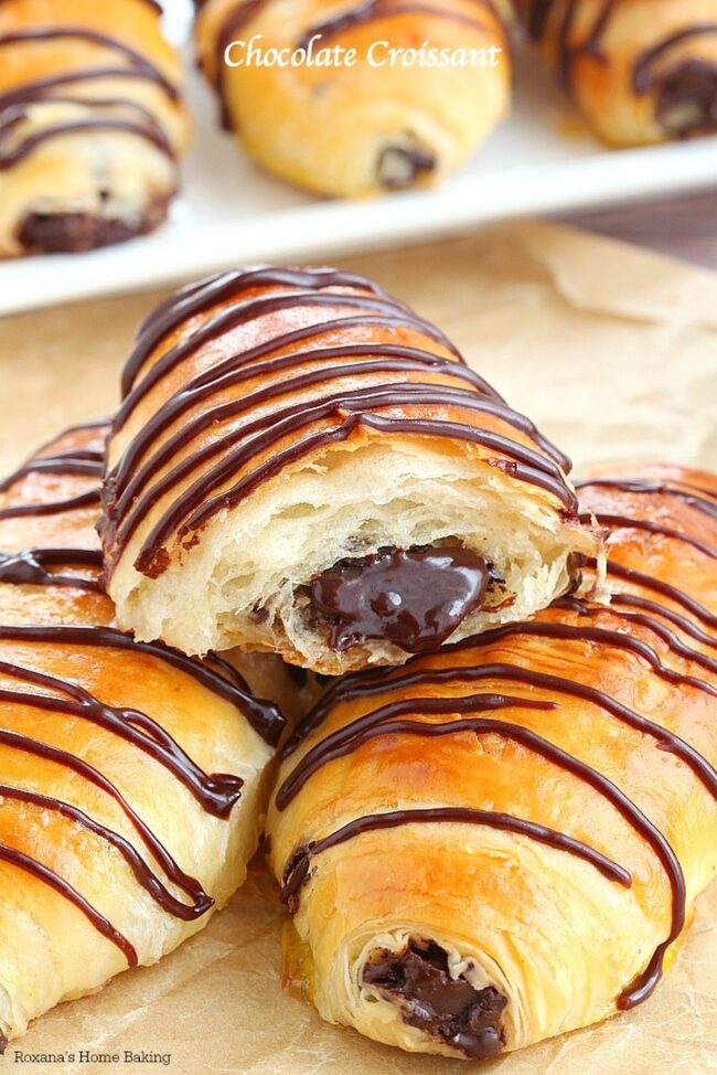 Chocolate-Filled Croissants