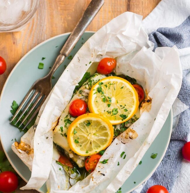 Grouper en Papillote