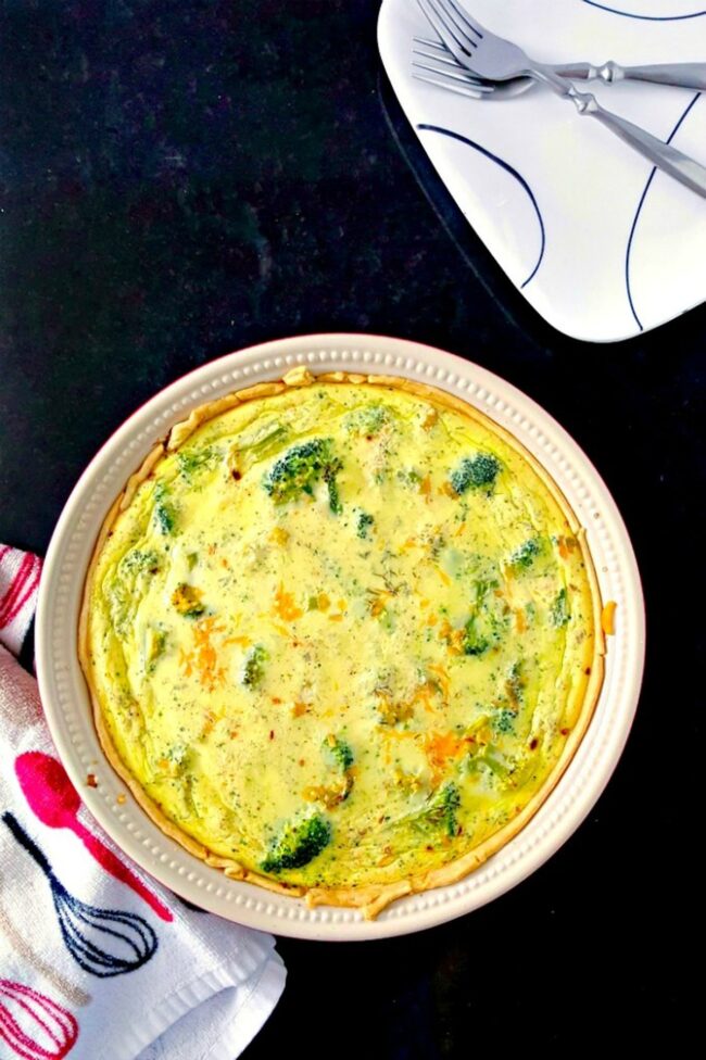 Cream of Broccoli Quiche