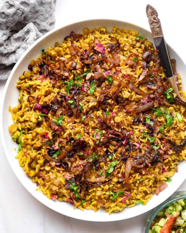 Lentil and Rice Pilaf