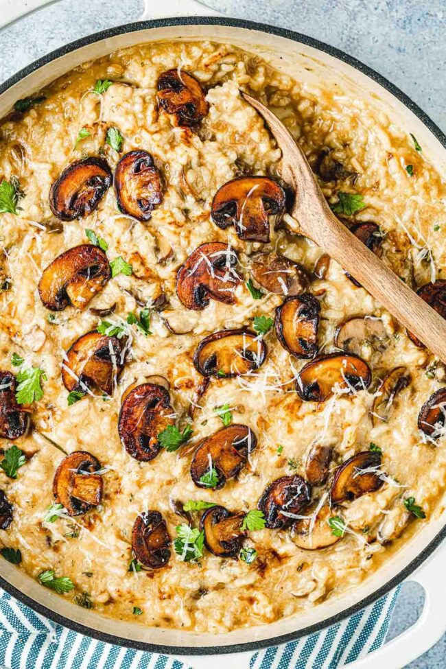 Creamy Mushroom Risotto