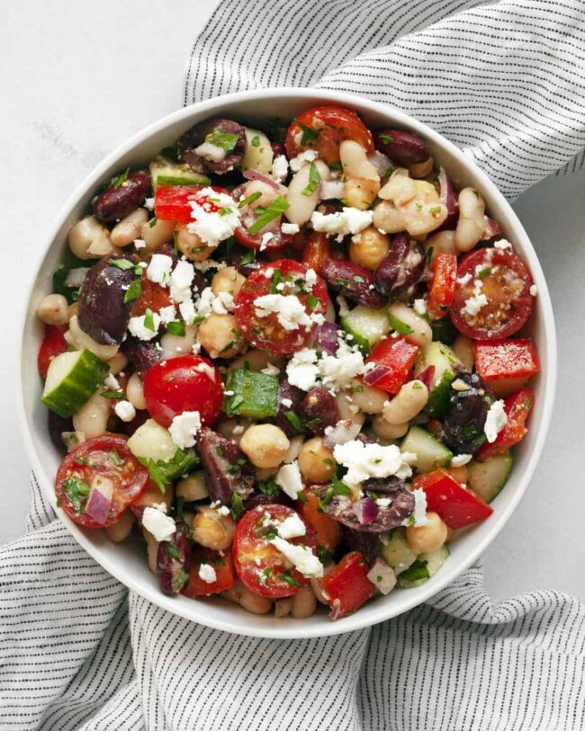 Mediterranean Bean Salad