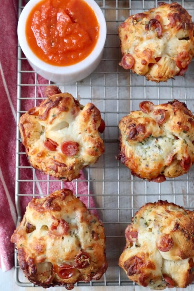 Canned Biscuit Pepperoni Pizza Bites