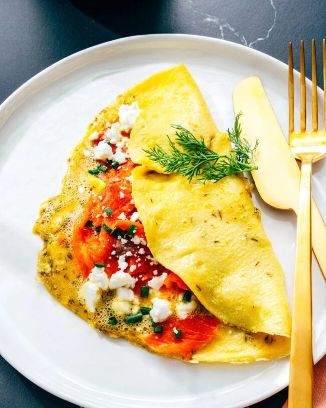 Smoked Salmon Omelet