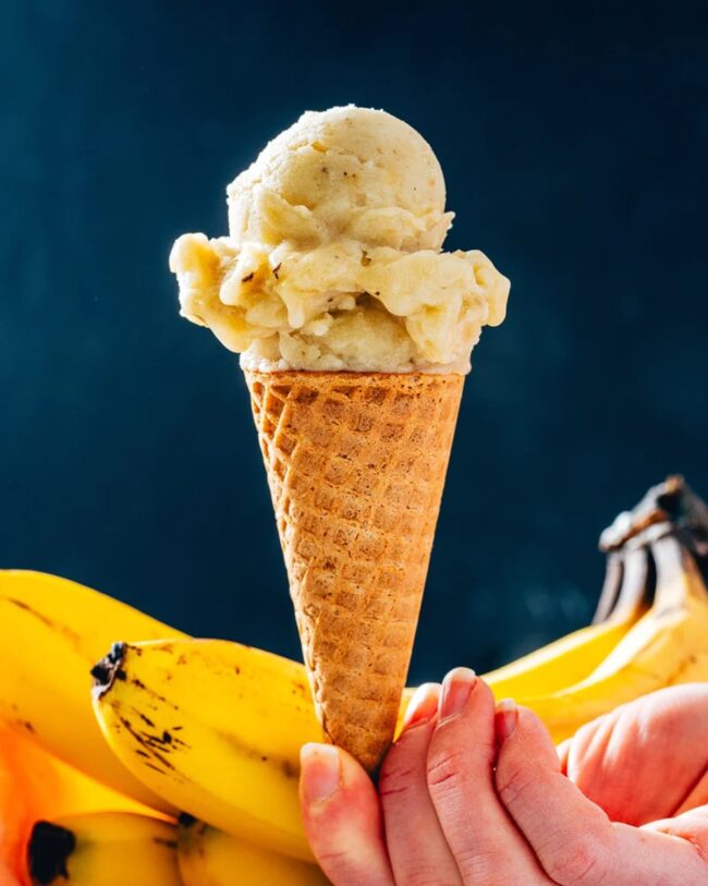 Creamy Banana Ice Cream