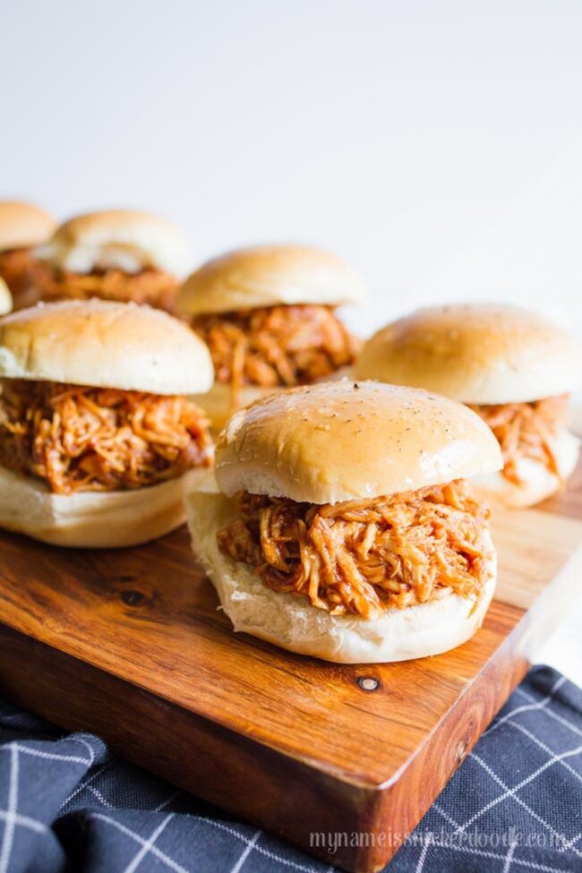 BBQ Chicken Sliders