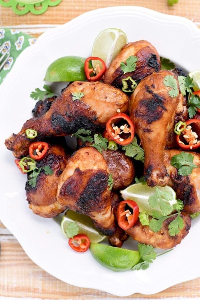 Sweet and Spicy BBQ Drumsticks