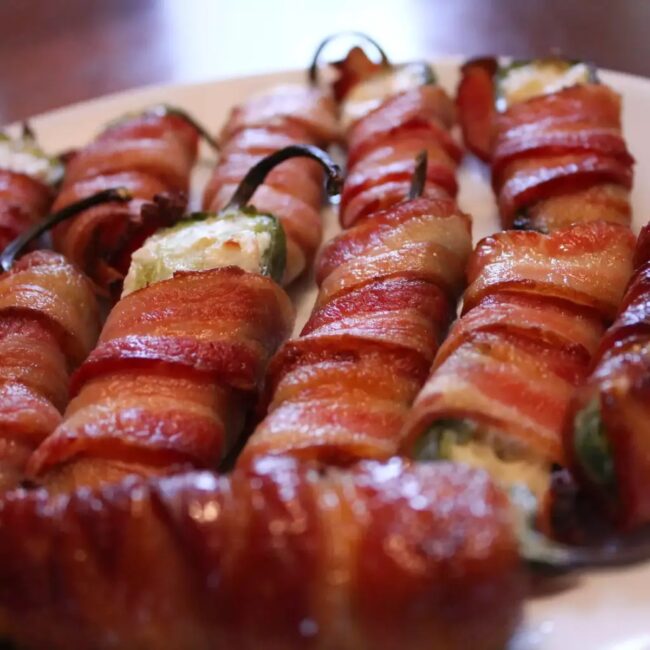 BBQ Bacon-Wrapped Jalapenos