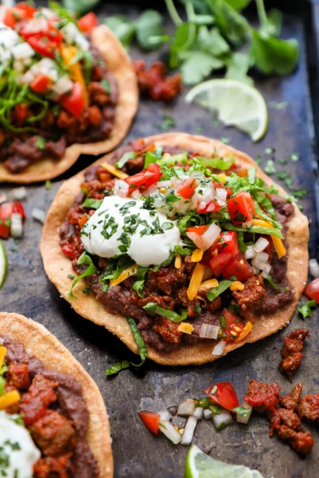 Instant Pot Beef Tostadas