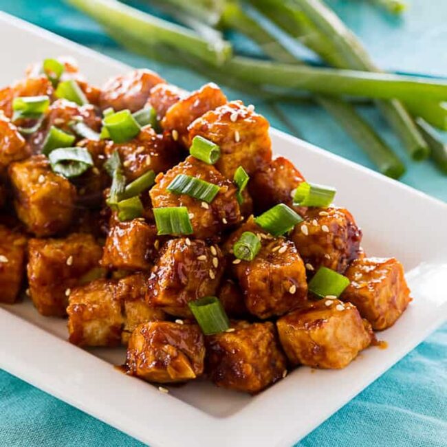 Spicy Garlic Tofu