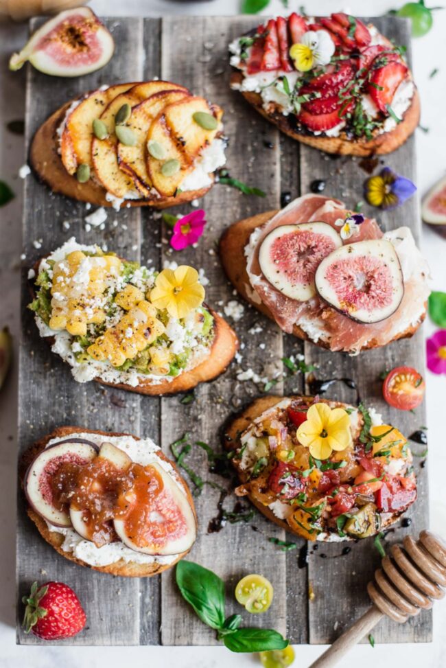 Crostini with Goat Cheese