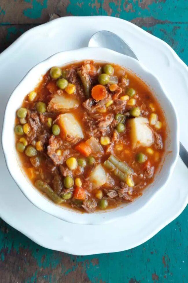 Vegetable Beef Soup Chili