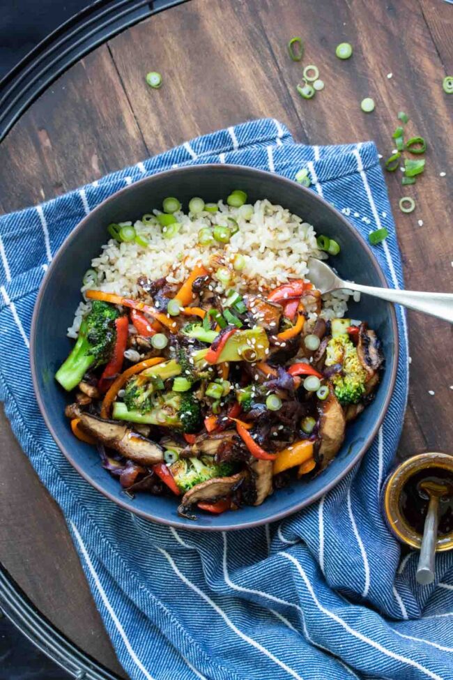 Teriyaki Stir Fry Vegetables