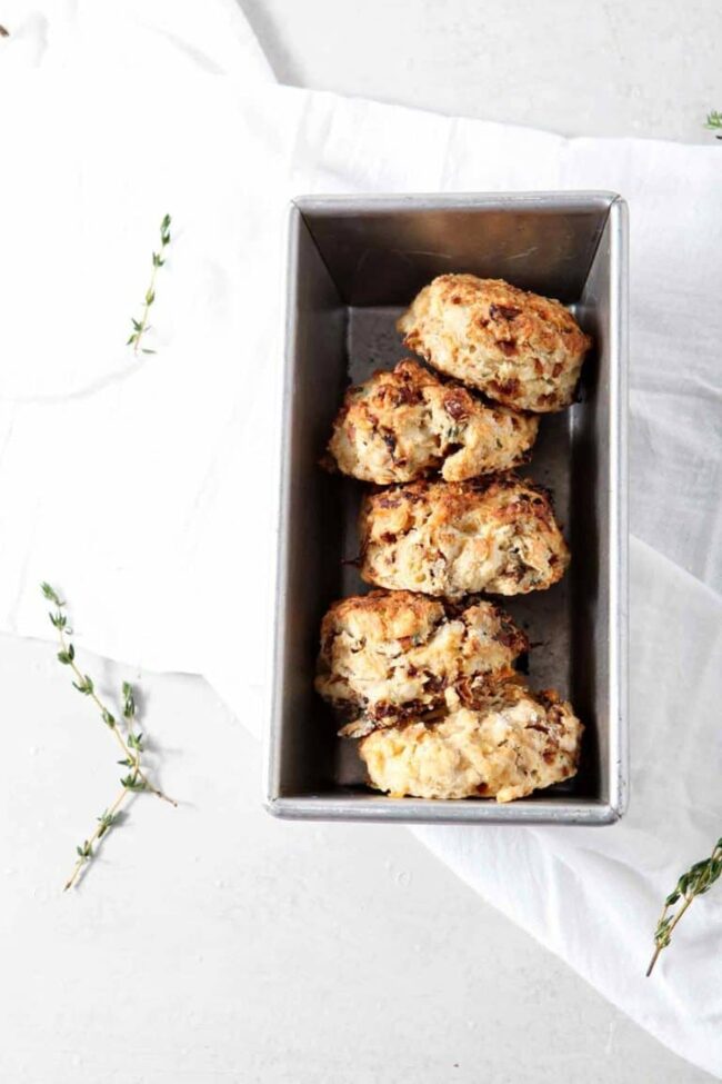 French Onion Biscuit Bake