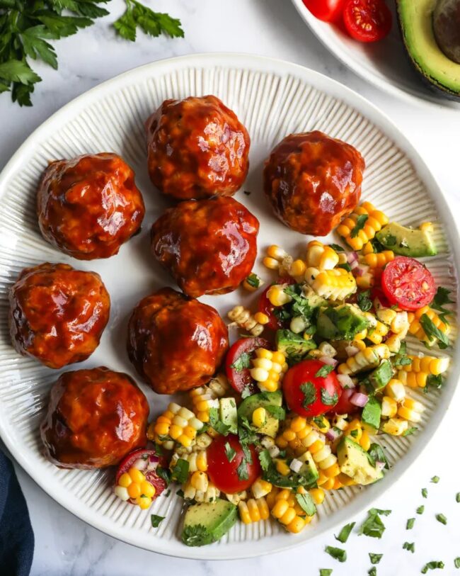 BBQ Turkey Meatballs