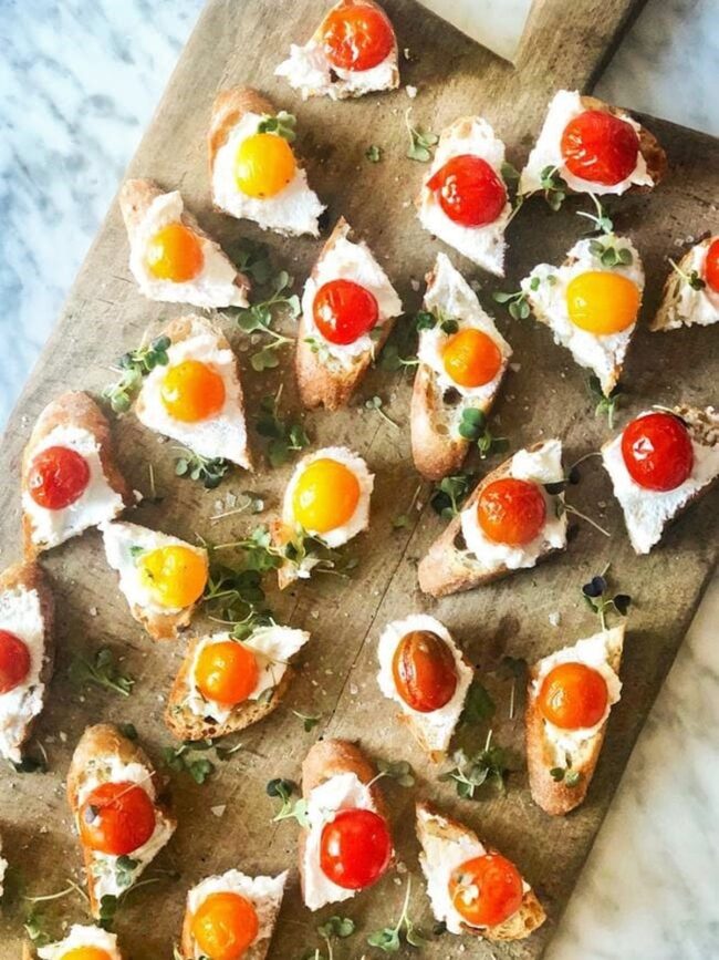 Capicola and Ricotta Canapés