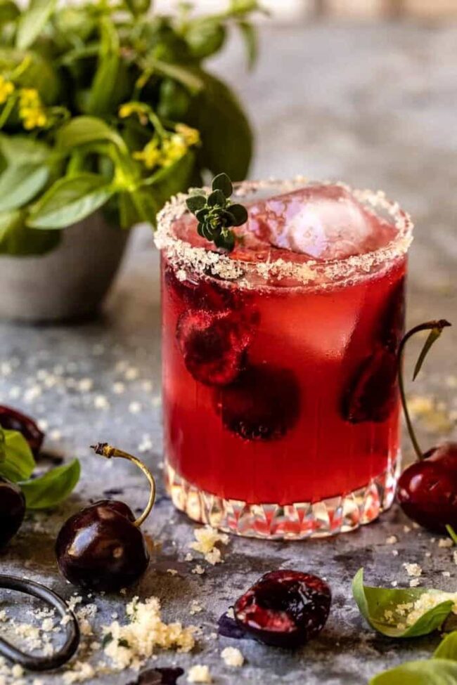 Cherry Bourbon Smash