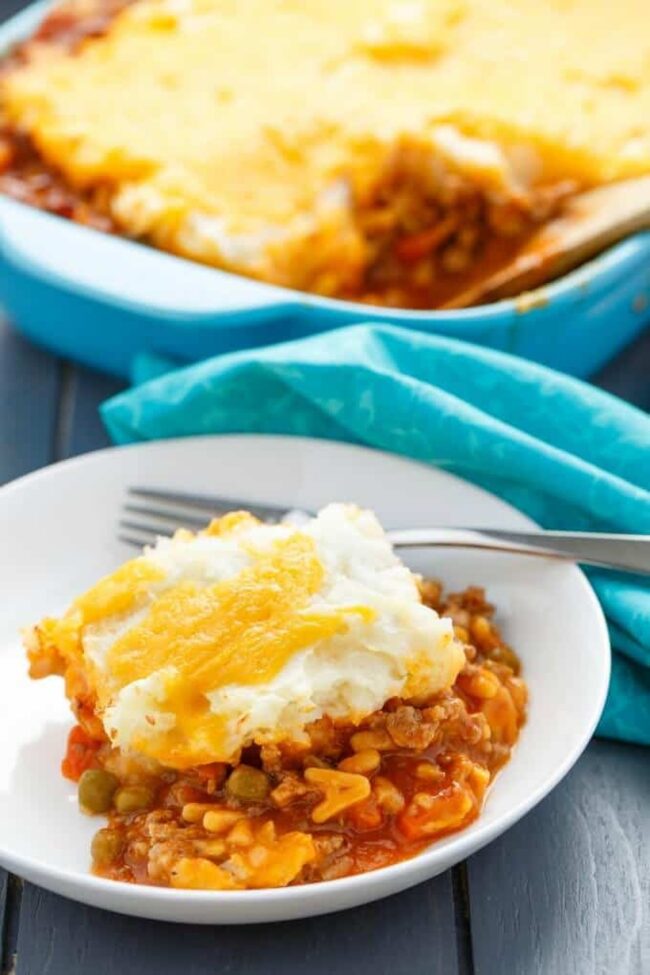 Vegetable Soup Shepherd's Pie