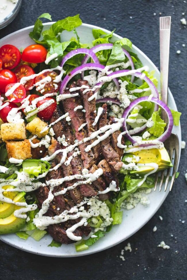 Steak Salad with Blue Cheese