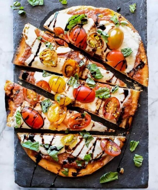 Tomato Basil Flatbread