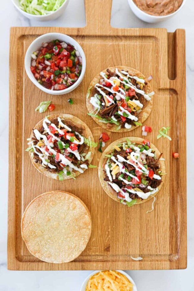 Beef Tostadas